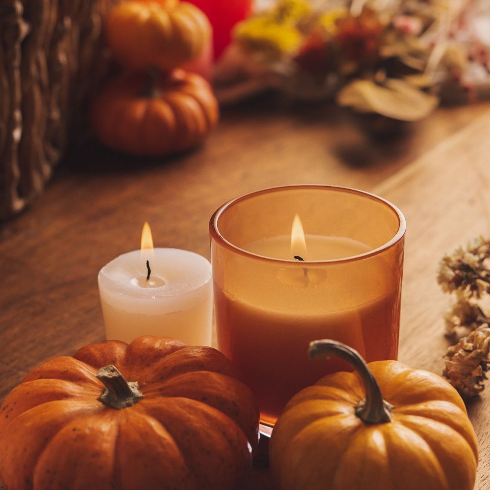 Autumn scent candles